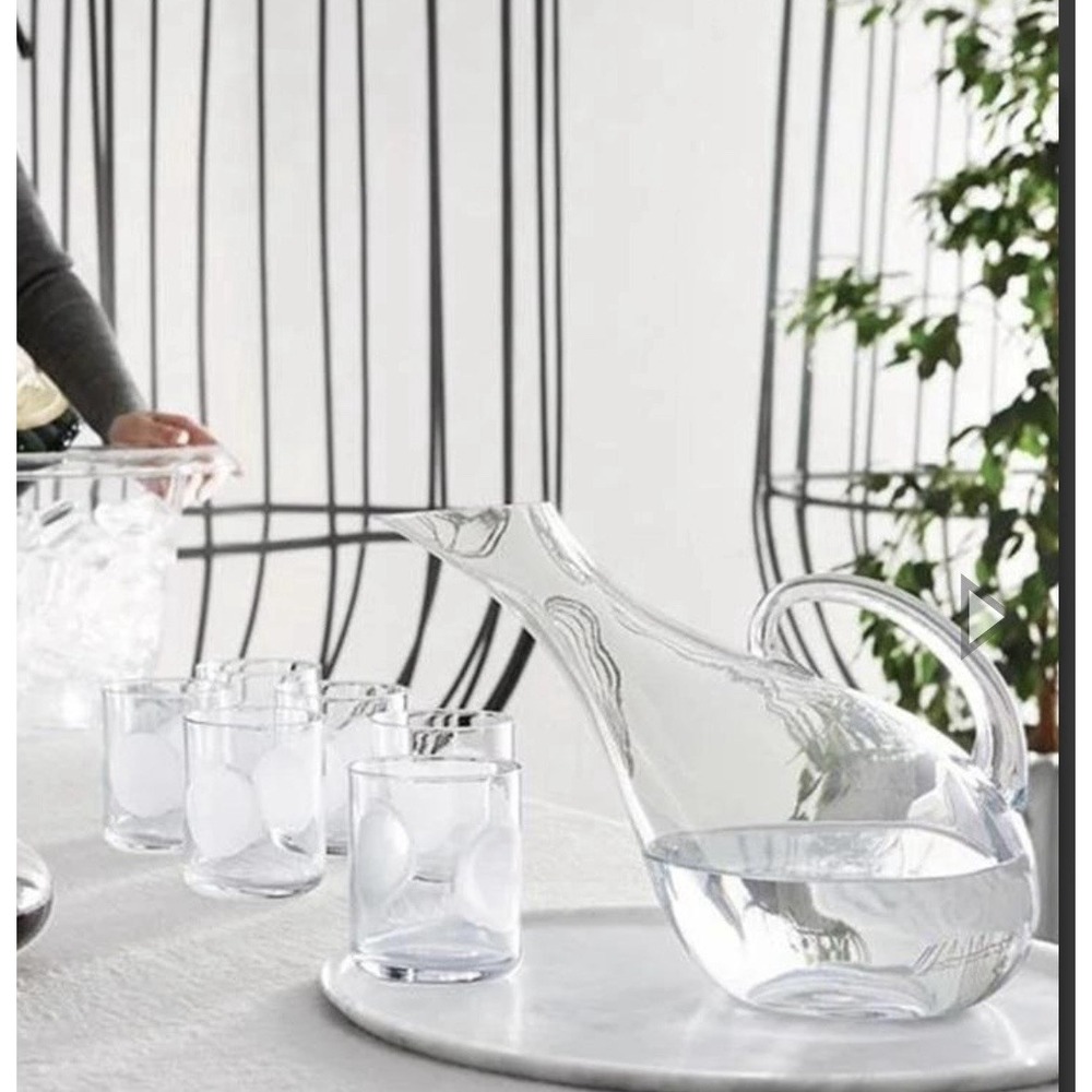 Bormioli Rocco Premium Gamma Wine Decanter 1.6L Clear Glass Carafe Italy
